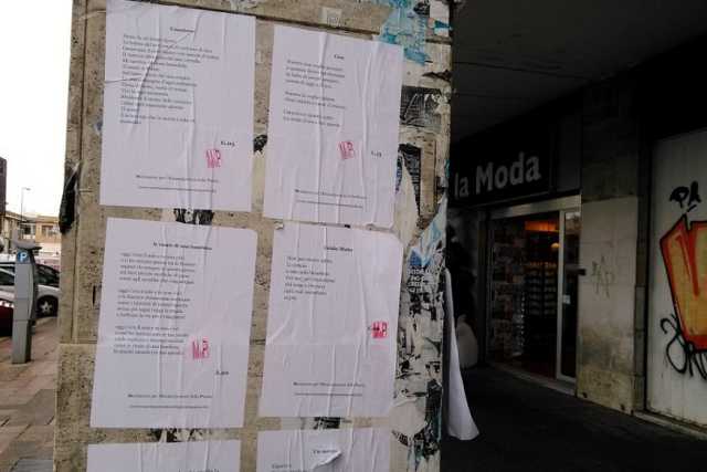 Le strade di Bari inondate di poesie: �Versi per risvegliare le coscienze�
